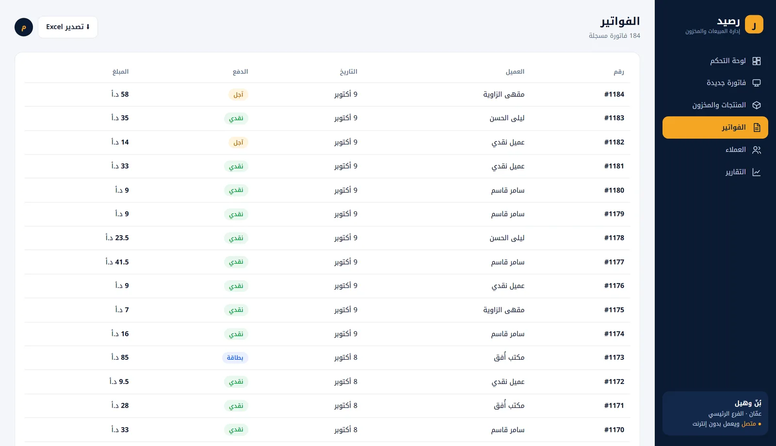 رصيد